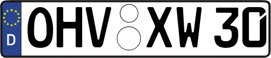 OHV-XW30