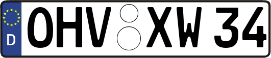 OHV-XW34