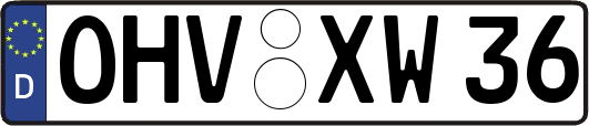 OHV-XW36