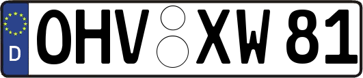 OHV-XW81
