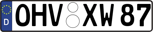 OHV-XW87