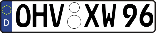 OHV-XW96