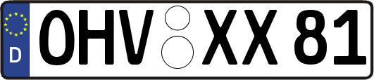 OHV-XX81