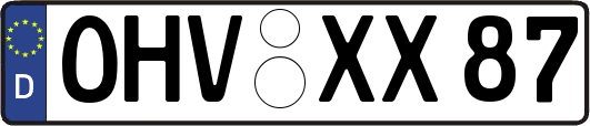 OHV-XX87