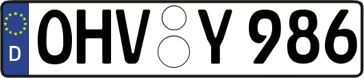 OHV-Y986