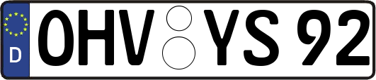 OHV-YS92