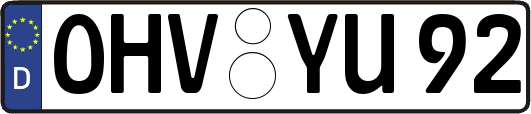 OHV-YU92