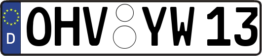 OHV-YW13