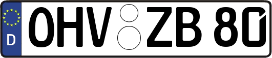 OHV-ZB80