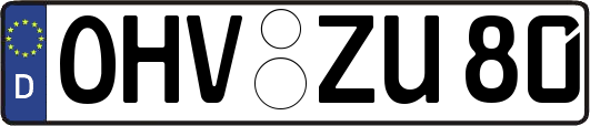 OHV-ZU80