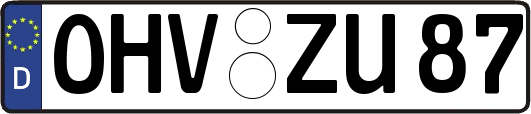 OHV-ZU87
