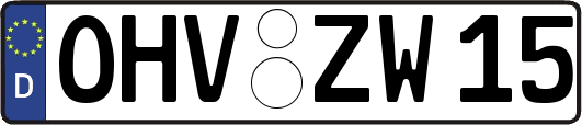 OHV-ZW15