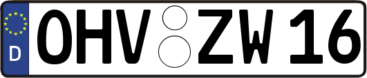 OHV-ZW16