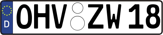 OHV-ZW18