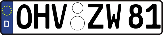 OHV-ZW81