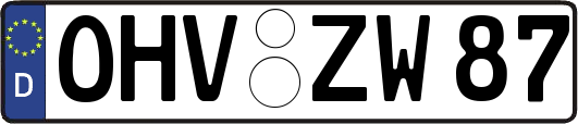 OHV-ZW87