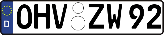 OHV-ZW92