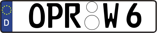 OPR-W6