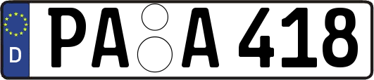 PA-A418