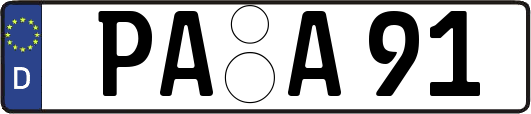 PA-A91