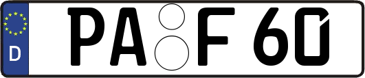 PA-F60