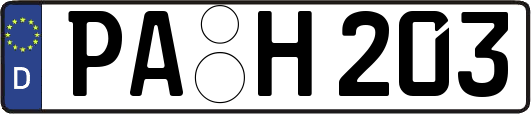 PA-H203