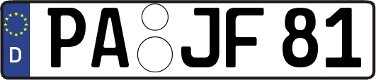 PA-JF81