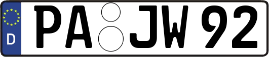 PA-JW92