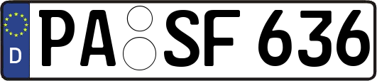 PA-SF636