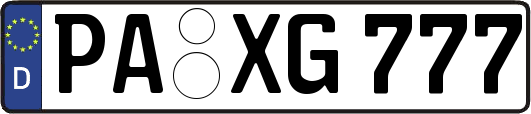 PA-XG777