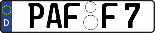 PAF-F7
