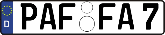 PAF-FA7