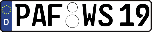 PAF-WS19