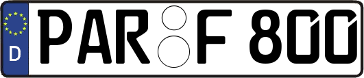 PAR-F800