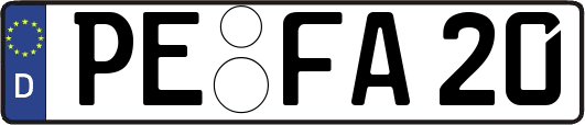 PE-FA20