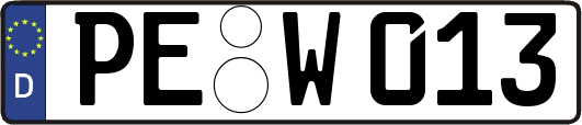 PE-W013