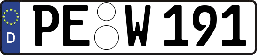 PE-W191