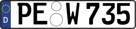 PE-W735