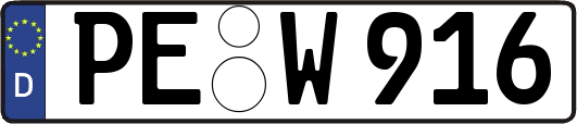 PE-W916