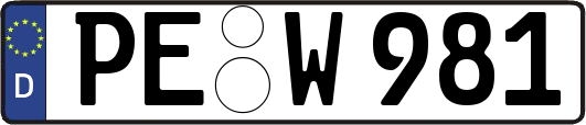 PE-W981