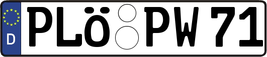 PLÖ-PW71