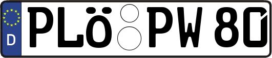 PLÖ-PW80