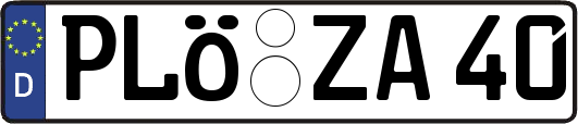 PLÖ-ZA40
