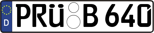 PRÜ-B640