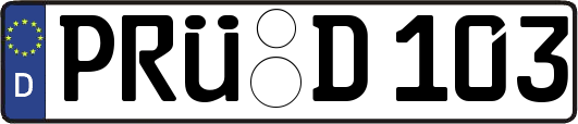 PRÜ-D103