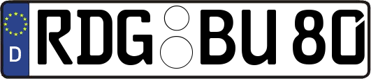 RDG-BU80