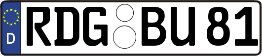 RDG-BU81