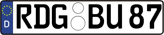 RDG-BU87