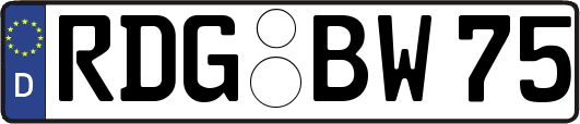RDG-BW75