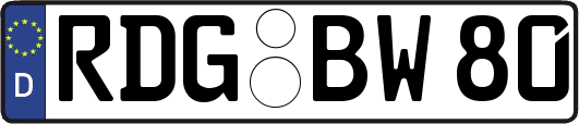 RDG-BW80